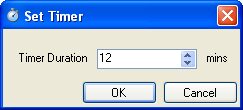 Timer duration setting